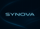 SYNOVA logo on a dark background with blue lighting